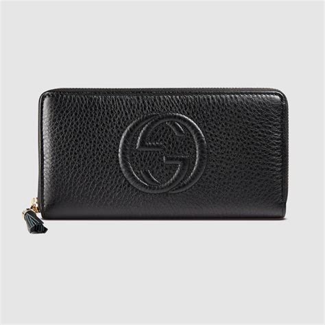 gucci wallet womens black|gucci women's wallets sale.